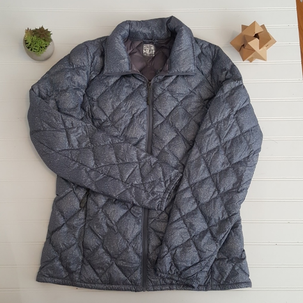 NWT Lightweight Down Puffy Jacket w/ Carry Case